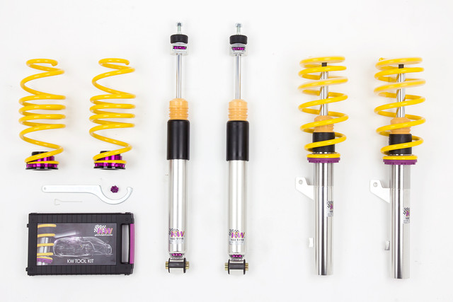 KW Variant 3 Coilovers - Volkswagen Golf Mk7 'R' Hatch - With Electronic Dampers