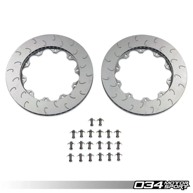 034 Motorsport Replacement Front Rotor Ring Set - Audi C8 RS6 & RS7