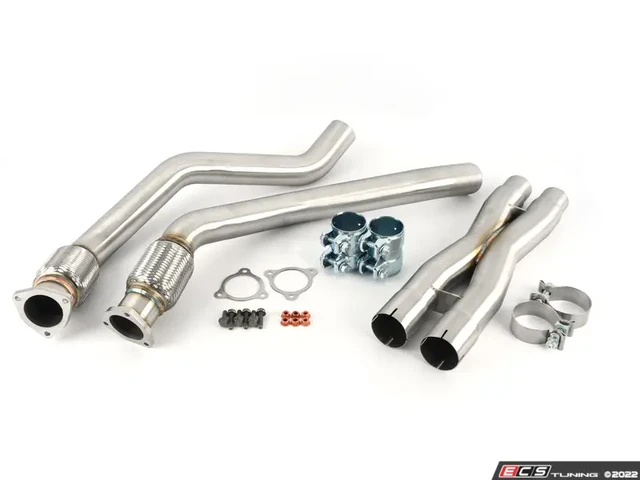 ECS Tuning B8 S4/S5/Q5 3.0T Downpipes With Integrated X-Pipe ( ECS-ES4376068)