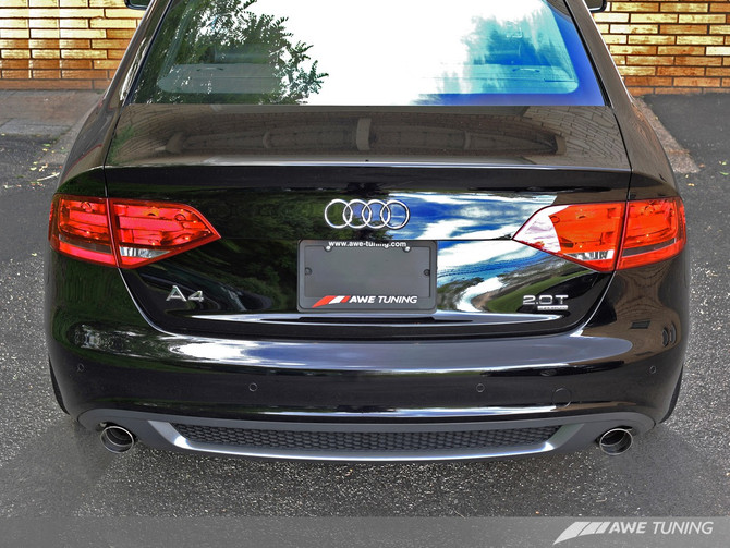 AWE Tuning A4 B8 2.0TFSI Touring Edition Exhaust - Dual Outlet