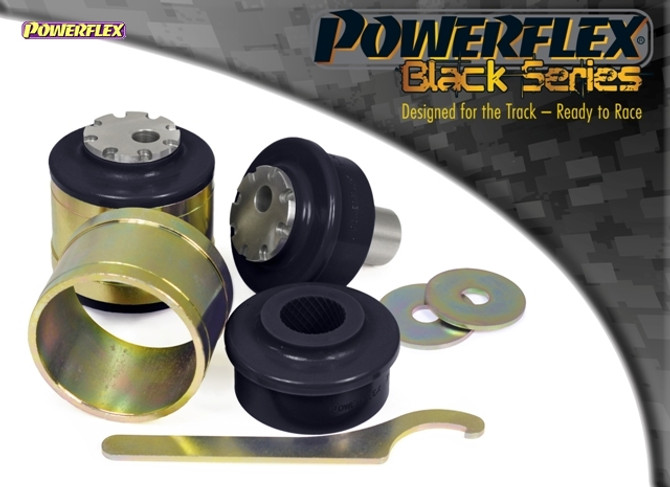 Powerflex Black Front Lower Radius Arm to Chassis Bush Caster Adjustable - RS5 (2010 - 2016) - PFF3-702GBLK