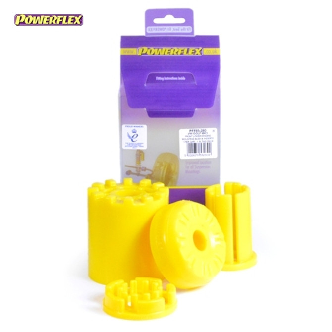 Powerflex Front Lower Engine Mounting Bush & Inserts - Ibiza MK2 6K (1993-2002) - PFF85-280