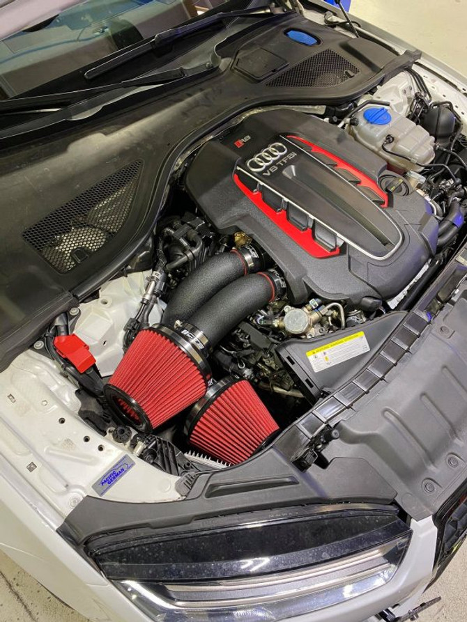 CTS Turbo Dual 3" Intake Kit with 6" Velocity Stack - C7 S6/S7/RS7