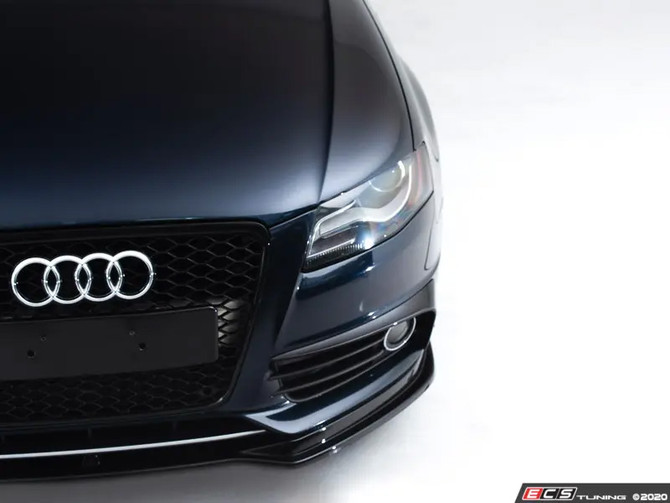 ECS Tuning Gloss Black Front Splitter - A4/S4 B8