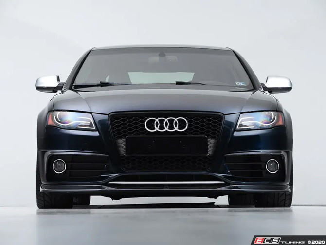 ECS Tuning Gloss Black Front Splitter - A4/S4 B8
