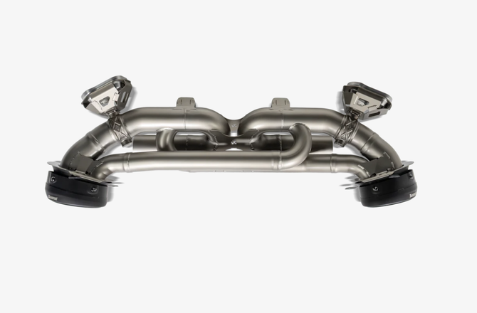 Akrapovic 'Slip-On Race Line' Titanium Exhaust System - 911 Carrera /S/4/4S/Cabriolet (992)