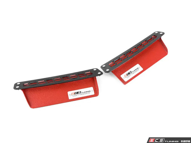 ECS Tuning Air Inlet Scoop Kit - Left & Right - Red - Golf 7