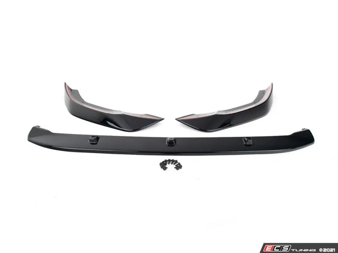 ECS Tuning Gloss Black 3 Piece Front Lip - A4/S4 B9.5 Sline