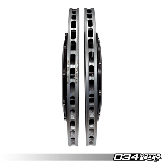 034Motorsport 2 Piece Floating Rear Brake Rotor Upgrade Kit - B9/B9.5 S4/S5/SQ5