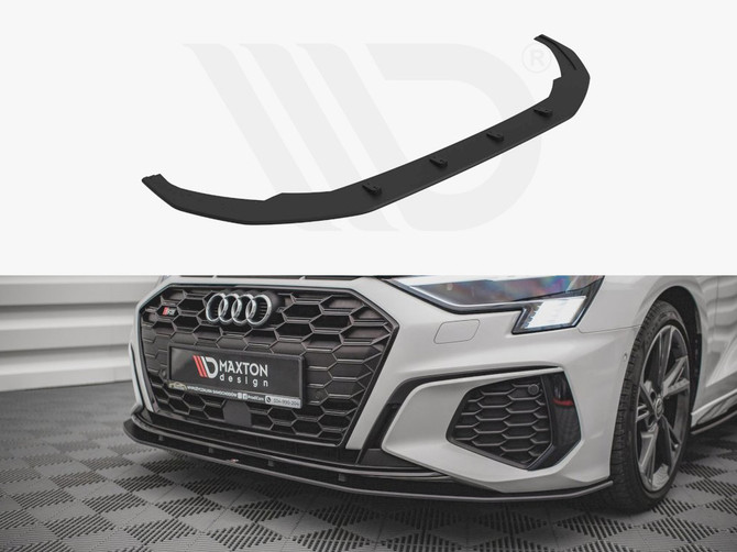 Maxton Design Black Street Pro Front Splitter Audi S3 Sportback / A3 S-Line Sportback 8Y (2020-)