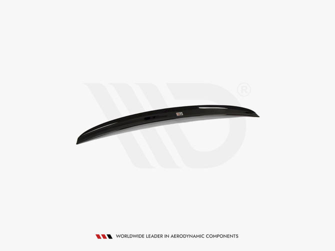 Maxton Design Gloss Black Spoiler Cap Audi A6 C6 S-Line Pre-Facelift (2004-2008)