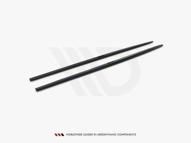 Maxton Design Gloss Black Side Skirts Diffusers Audi A7 C8 S-Line / S7 C8 (2017-)