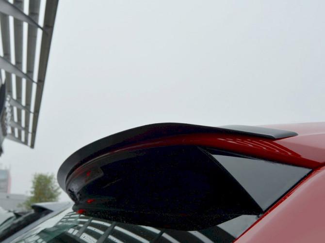 Maxton Design Gloss Black Spoiler Cap Audi Q2 Mk1 Sport 2016 - Onwards