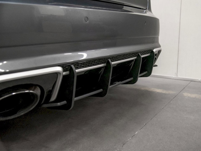 Maxton Design Black Maxton Racing Rear Diffuser V1 Audi RS3 8V Sportback (2015-2016)