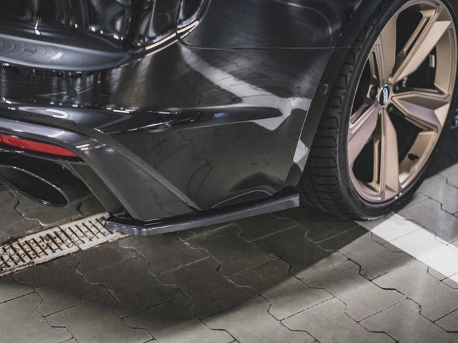 Maxton Design Gloss Black Rear Side Splitters Audi Rs5 F5 Facelift (2020-)