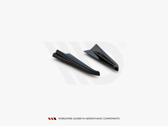 Maxton Design Gloss Black Rear Side Splitters Audi RSQ3 (F3) (2019-Up)