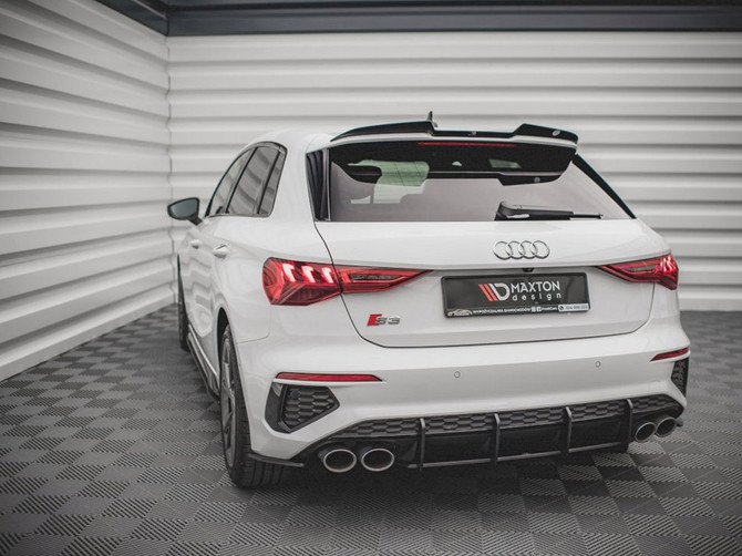 Maxton Design Black Street Pro Rear Diffuser Audi S3 8Y (2020-)