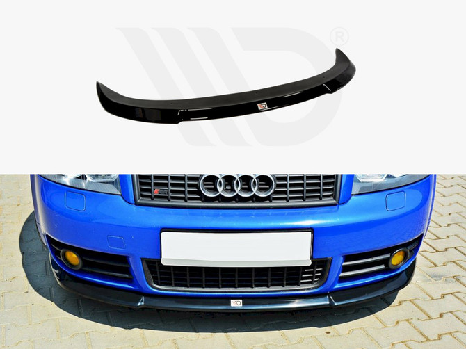 Maxton Design Gloss Black Front Splitter Audi S4 B6 (2003-2005)