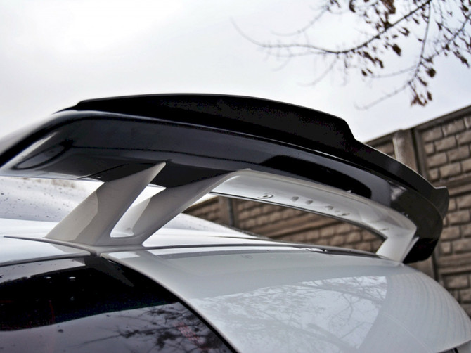 Maxton Design Gloss Black Spoiler Cap Audi TT Mk2 Rs