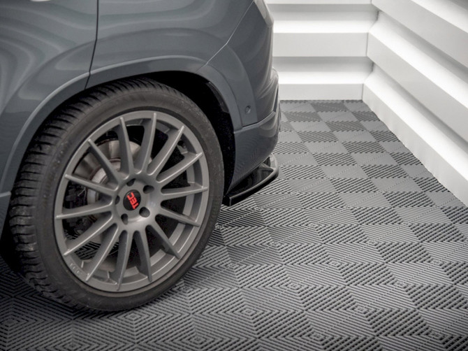 Maxton Design Gloss Black Rear Side Splitters Cupra Ateca (2018-2019)