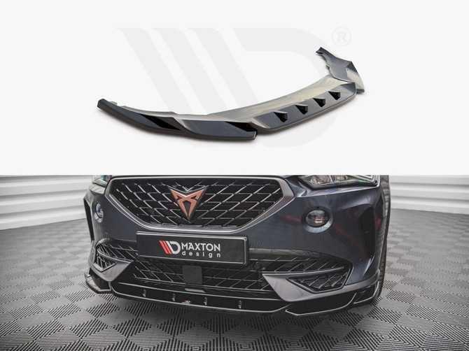 Maxton Design Gloss Black Front Splitter V1 Cupra Formentor (2020-)