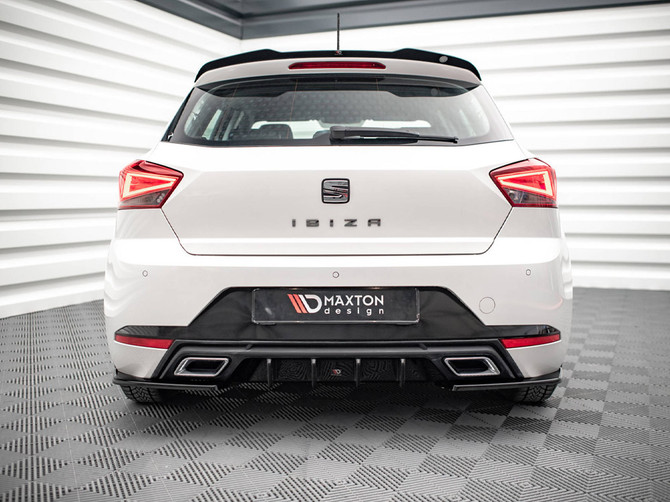 Maxton Design Gloss Black Rear Valance Seat Ibiza 6F (2017-2021)