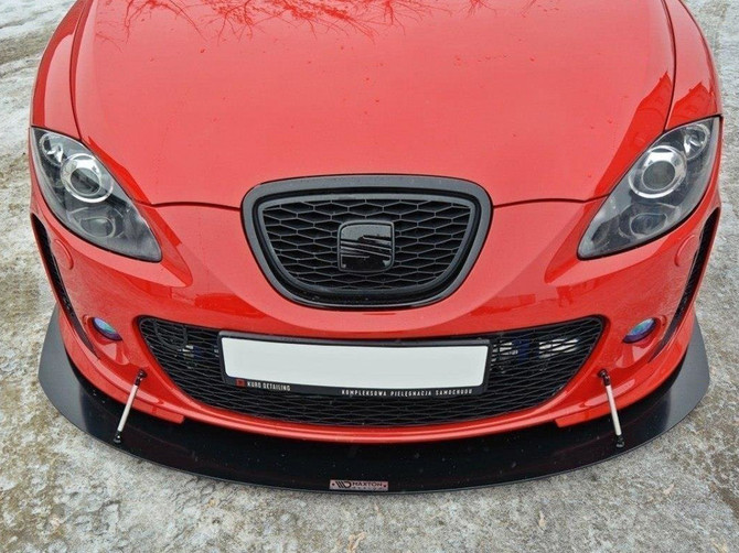 Maxton Design Front Racing Splitter V.1 Seat Leon Mk2 Ms Design