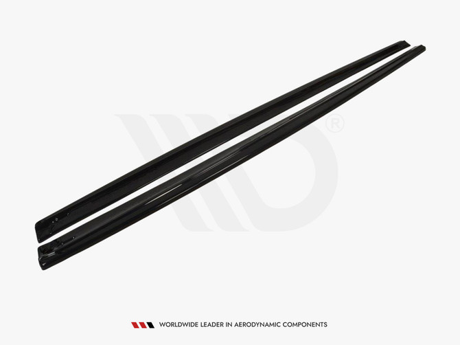 Maxton Design Gloss Black Side Skirts Diffusers Seat Leon Mk2 Ms Design