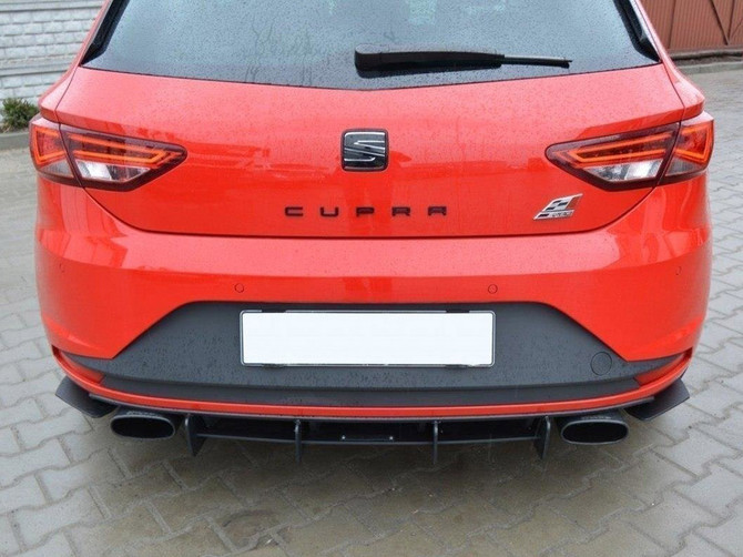 Maxton Design Seat Leon Iii Cupra Rear Diffuser Rear Side Splitters
