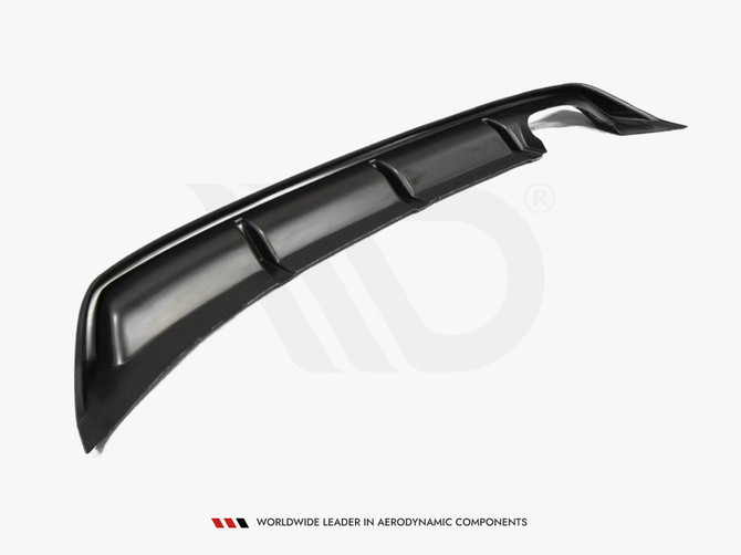 Maxton Design Gloss Black Rear Valance Seat Leon Iii Fr (2012-2016)
