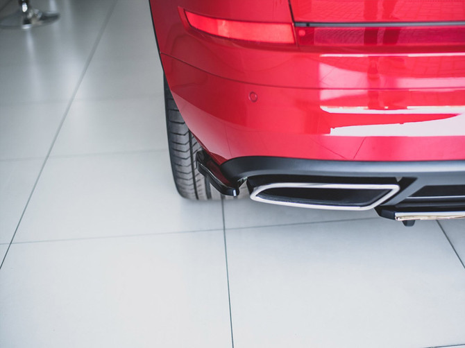 Maxton Design Gloss Black Rear Side Diffusers Skoda Kodiaq VRS (2019-)