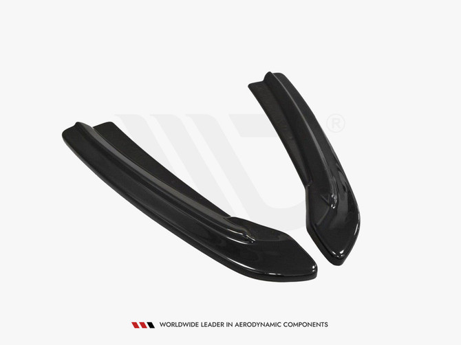 Maxton Design Gloss Black Rear Side Splitters Skoda Superb Iii