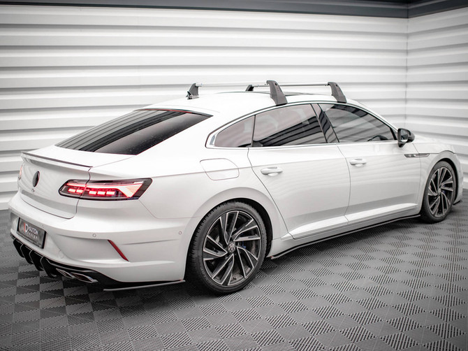 Maxton Design Black Street Pro Side Skirts Diffusers VW Arteon R (2020-)