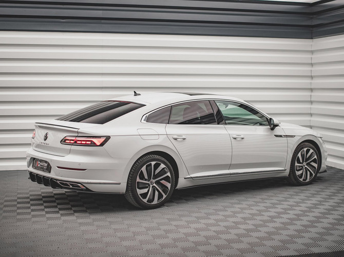 Maxton Design Black Street Pro Side Skirts Diffusers V.1 VW Arteon R / R-Line Facelift (2020-)