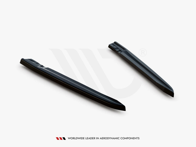 Maxton Design Gloss Black Rear Side Splitters VW Arteon R (2020-)
