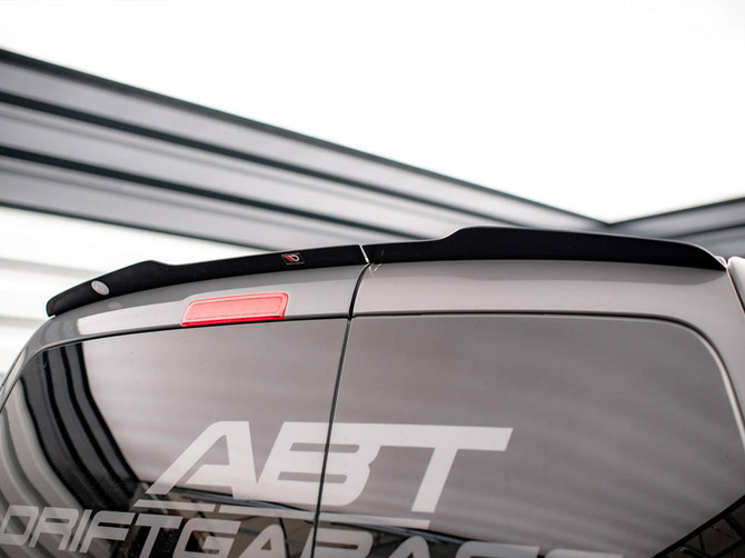 Maxton Design Gloss Black Spoiler Cap VW Caddy Mk3 Facelift (2010-2015)