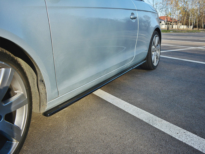 Maxton Design Gloss Black Side Skirts Splitters VW Eos (2005-2010)