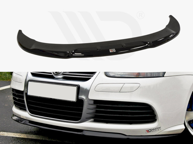Maxton Design Gloss Black Front Splitter VW Golf V R32 Cupra