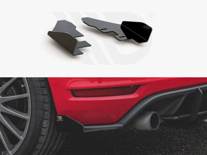 Maxton Design GLOSS FLAPS Rear Side Flaps VW Golf GTI Mk6 (2008-2012)