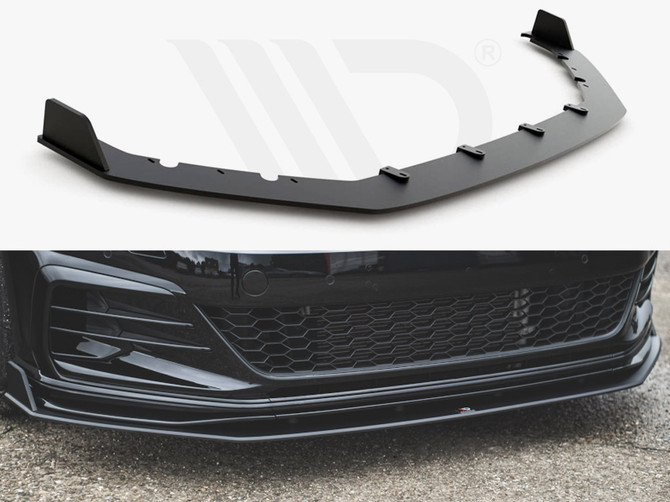 Maxton Design Black Maxton Racing Front Splitter VW Golf Mk7.5 GTI Tcr (2019-2020)