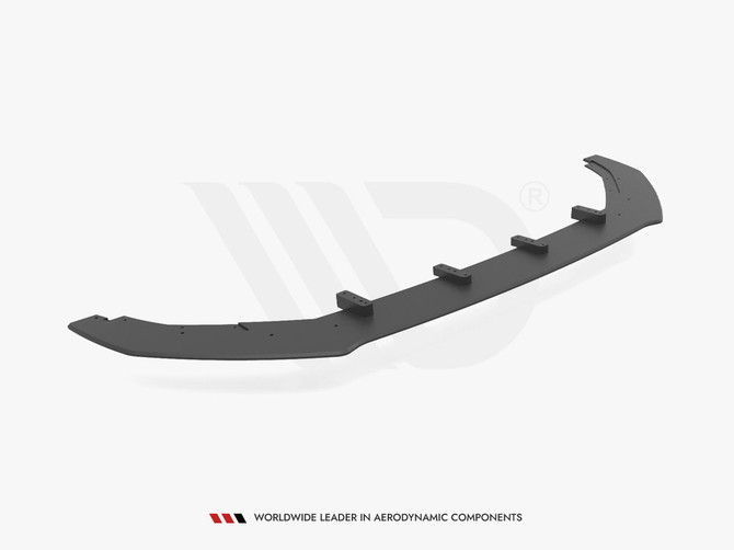 Maxton Design Black Street Pro Front Splitter V.1 VW Golf R Mk7 (2013-2016)