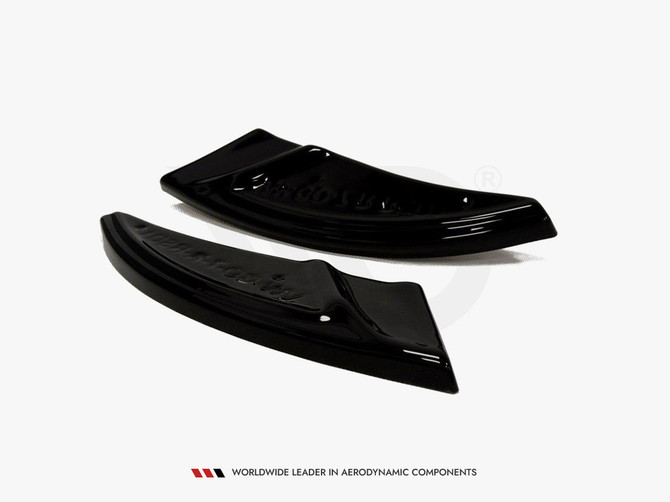 Maxton Design Gloss Black Rear Side Splitters VW Golf Mk7 R (2013-2016)