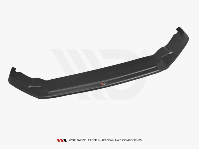 Maxton Design Gloss Black Front Splitter V.2 Volkswagen Scirocco Mk3 R Facelift (2014-2017)