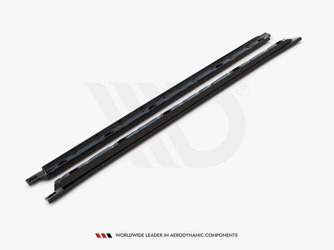 Maxton Design Gloss Black Side Skirts Diffusers VW Tiguan Mk2 (2015-2020)