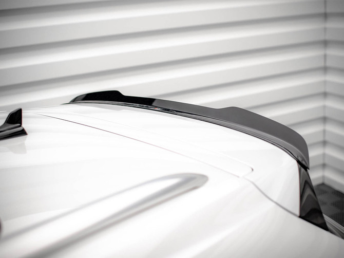 Maxton Design Gloss Black Spoiler Cap VW Touareg R-Line Mk3 (2018-)