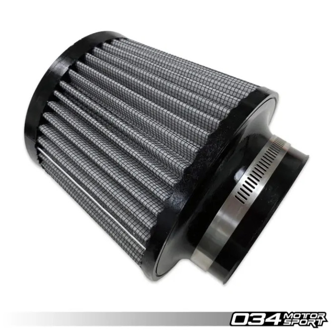 034Motorsport Performance Air Filter, Conical, 3.5" Inlet