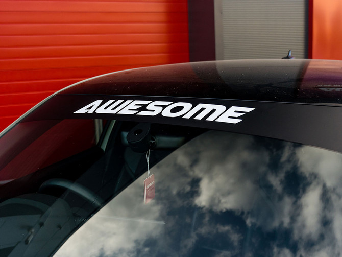 Awesome Large Die Cut Vinyl Decal / Sticker