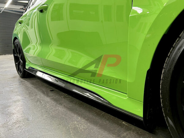 AP Design Dry Carbon Side Skirts Gloss Twill - RS3 8Y