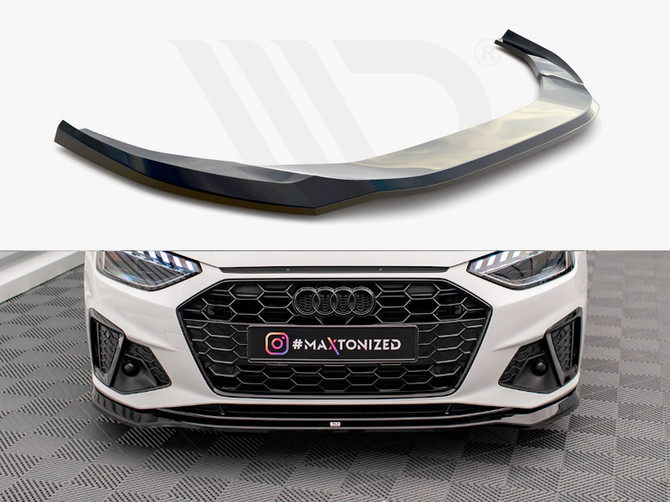 Maxton Design Front Splitter V.2  - S4 B9 Facelift / A4 S-Line Facelift