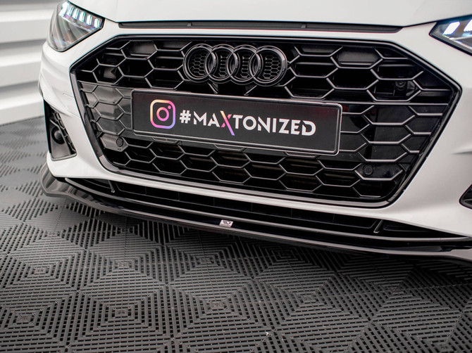 Maxton Design Front Splitter V.2  - S4 B9 Facelift / A4 S-Line Facelift
